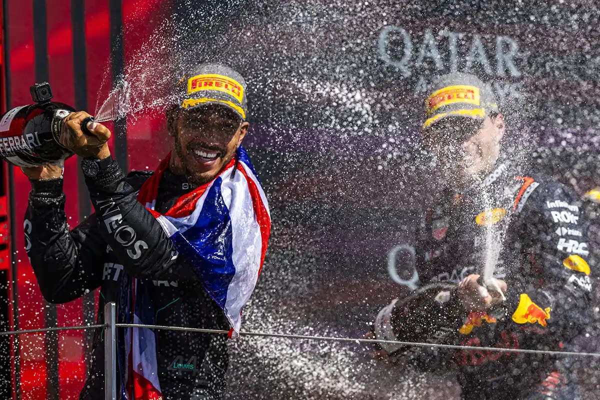 Hamiltons Sieg für Ferrari
