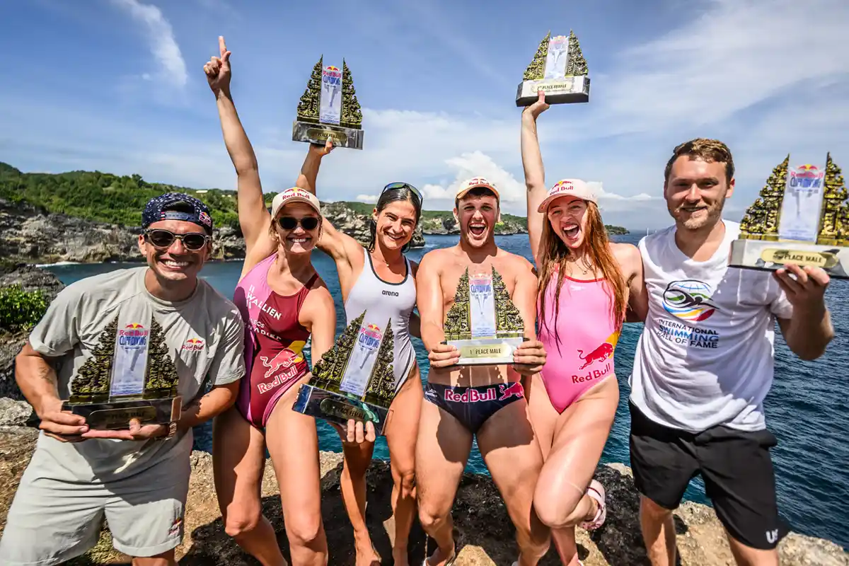 Aidan Heslop und Rhiannan Iffland gewinnen den Saisonstart des Red Bull Cliff Diving 2026